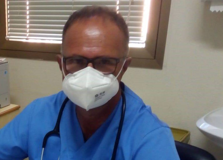 Il dott. Fabio Berni in ambulatorio
